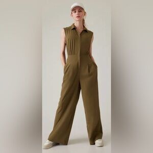 ATHLETA Brooklyn Heights Wide Leg Jumpsuit